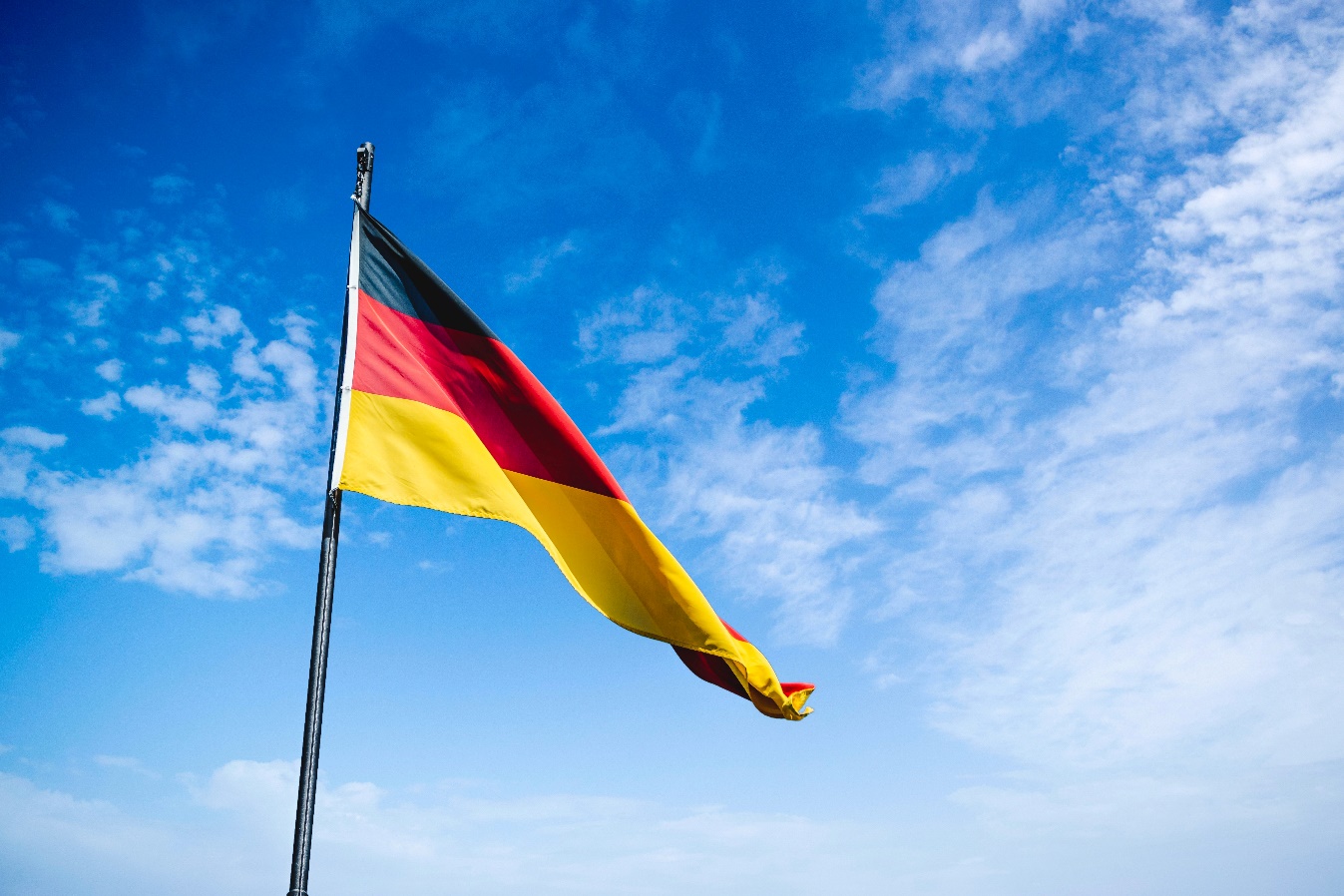 Turismo en Alemania bandera Alemana